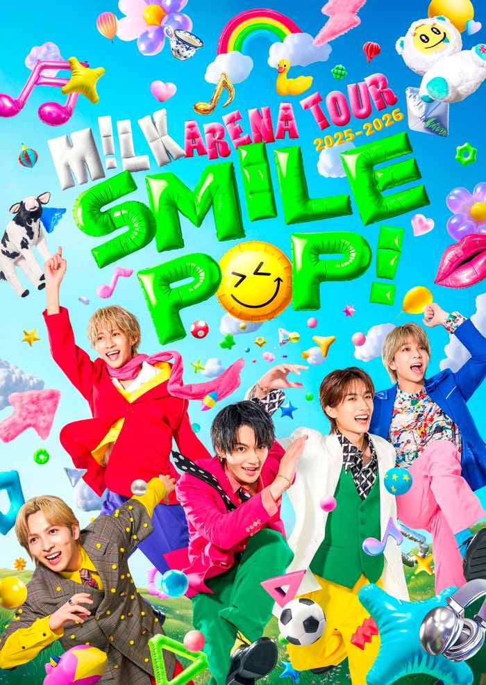 M!LK ARENA TOUR 2025-2026「SMILE POP!」キービジュアル(提供写真)