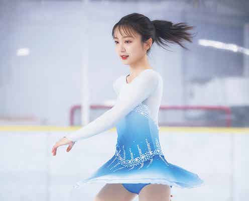 フジ佐久間みなみアナ、本格衣装でフィギュアスケート披露 美脚輝く裏表紙カット解禁【1stフォトブック「みなみから」】