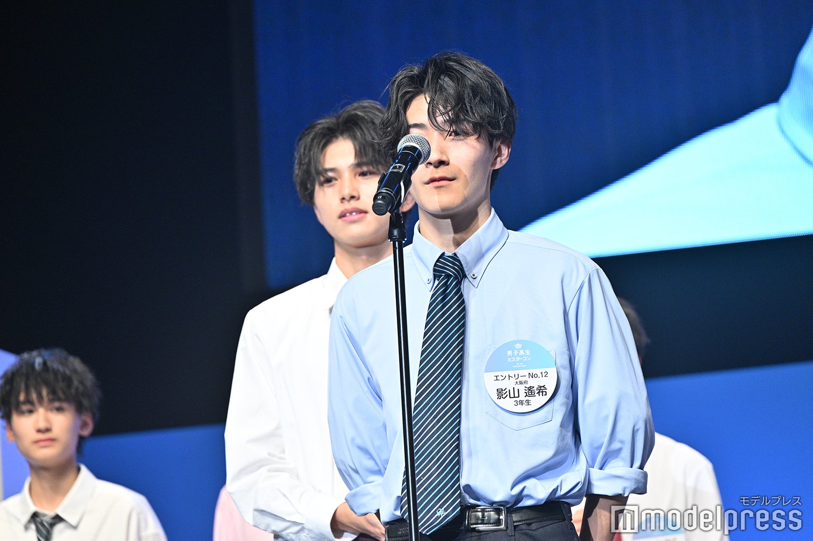 影山遙希くん「男子高生ミスターコン2024」より（C）モデルプレス
