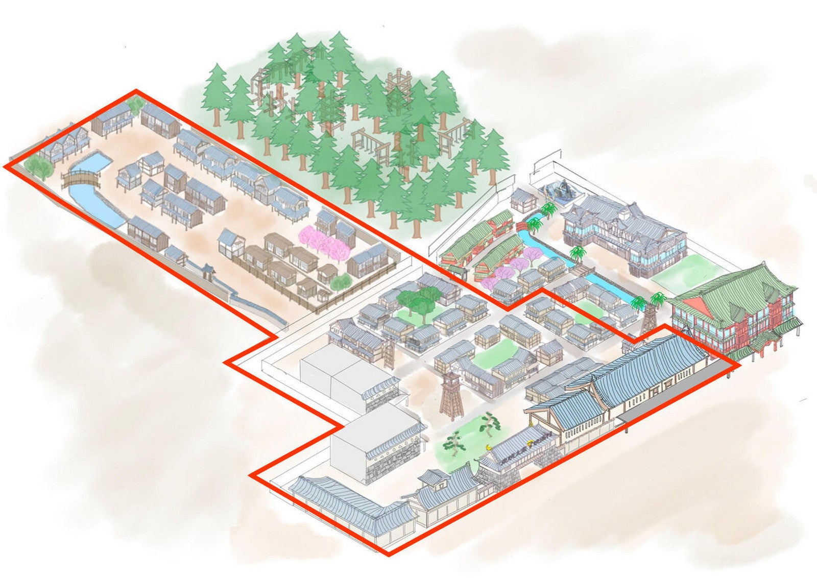 太秦映画村第1期リニューアルオープンエリア／提供画像