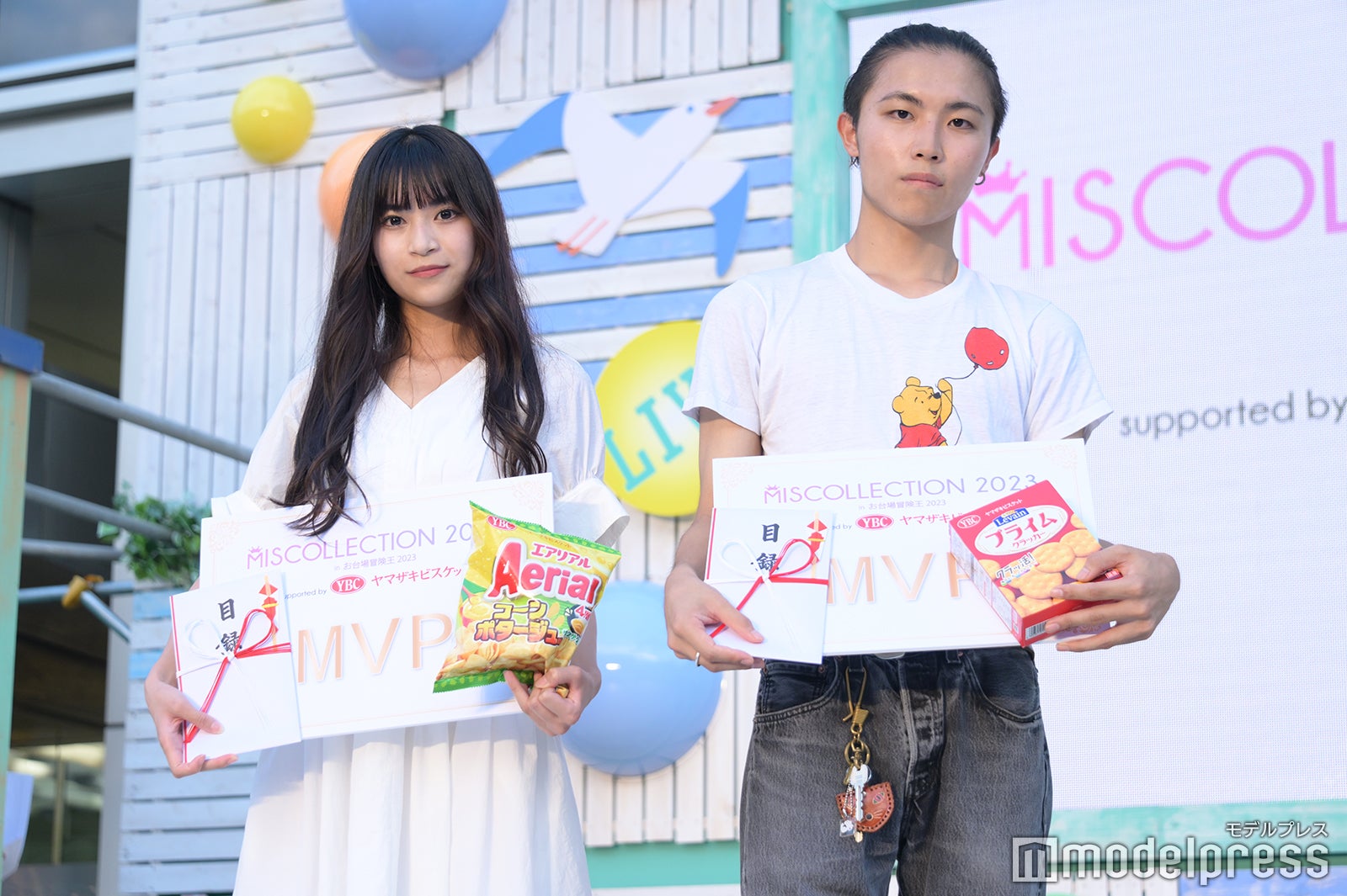 MVPを受賞した杉山緋那さん、古瀧颯さん（C）モデルプレス