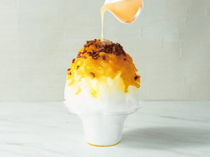 カカオパルプとパッションフルーツのかき氷（税込880円）（提供画像）