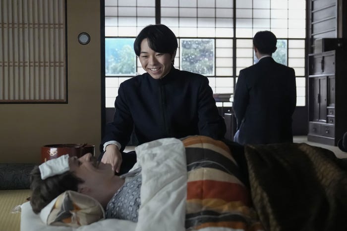 トミー・バストウ、下川恭平「ばけばけ」第48話(C)NHK