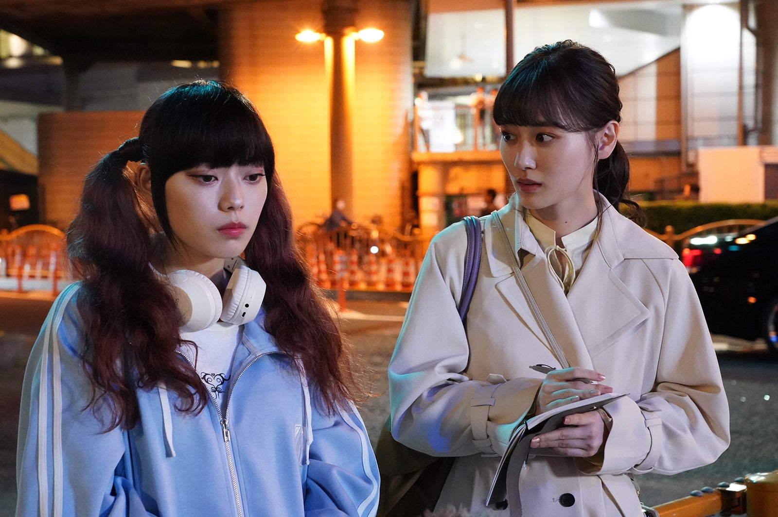 水野響心、山下美月「降り積もれ孤独な死よ」第7話より（C）井龍一・伊藤翔太／講談社（C）ytv