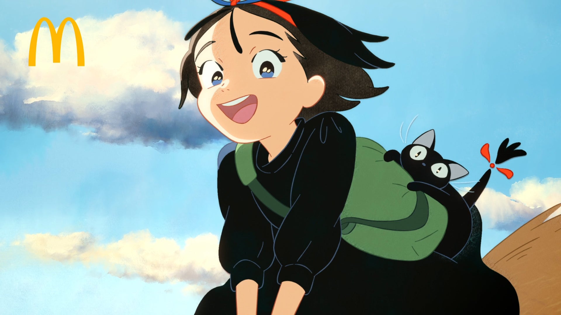 マクドナルド「魔女の宅急便」コラボレーションCM（提供写真）