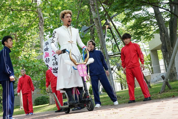 満島真之介 「新・信長公記~クラスメイトは戦国武将~」第1話より(C)読売テレビ