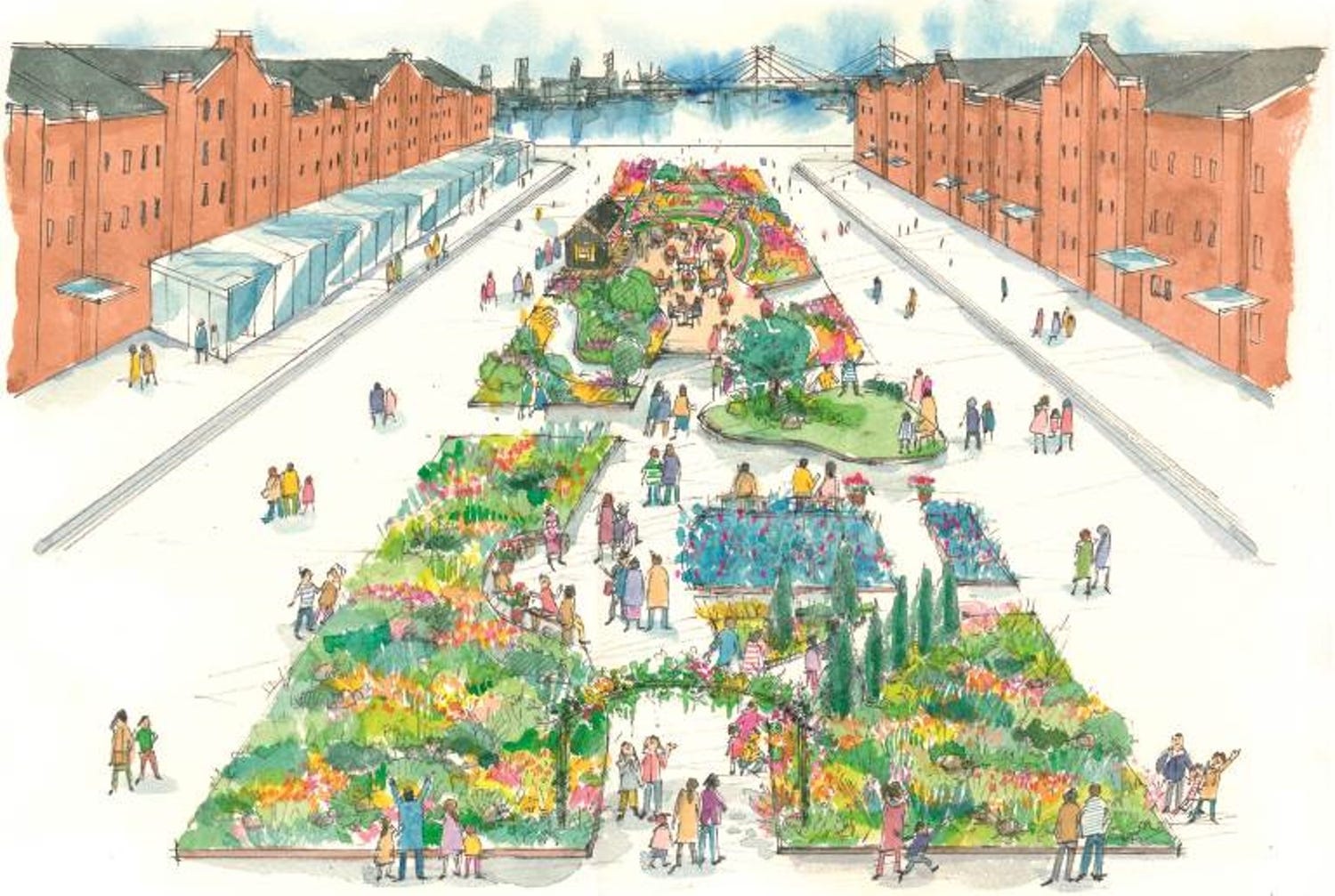 「FLOWER GARDEN 2018」横浜赤レンガで開催 ドライフラワーカフェ&バーも併設