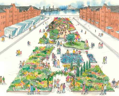 「FLOWER GARDEN 2018」横浜赤レンガで開催 ドライフラワーカフェ&バーも併設