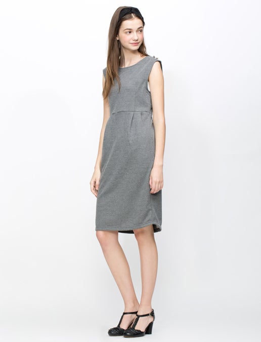 スウェット裏毛ノースリワンピース「DEPARTMENT」￥8,316(税込)