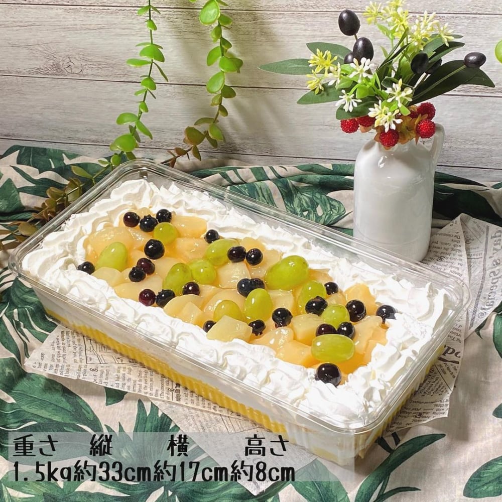 洋ナシスコップケーキ