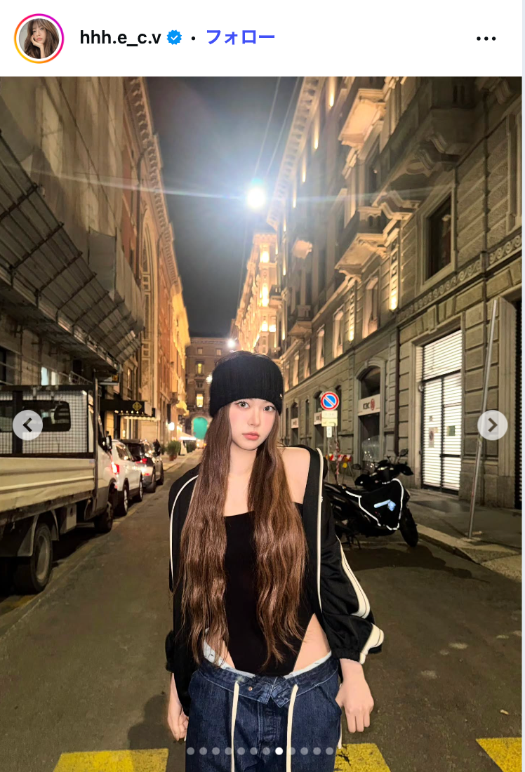 HONG EUNCHAE Instagramより