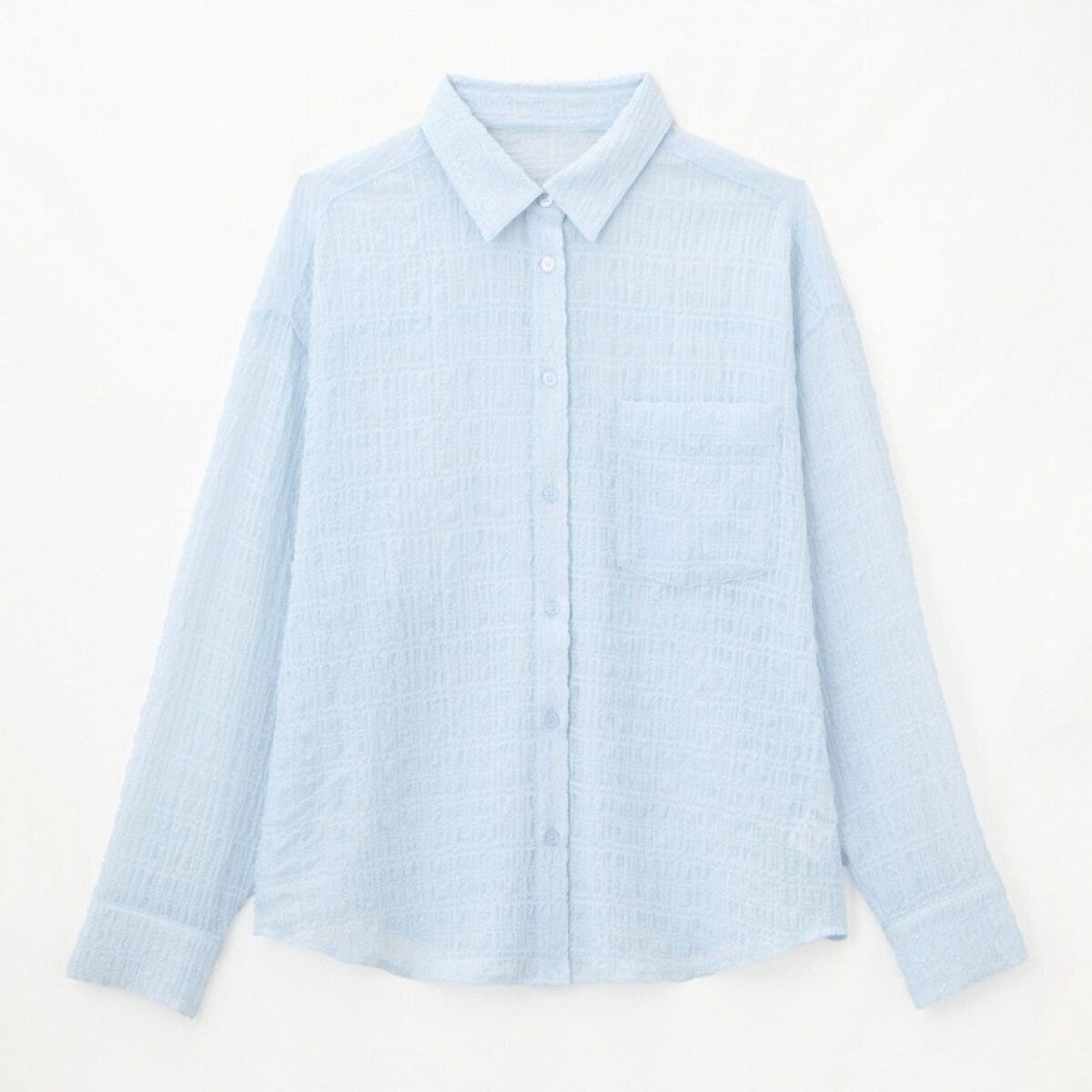 しまむらのシアーシャツ（田中里奈）