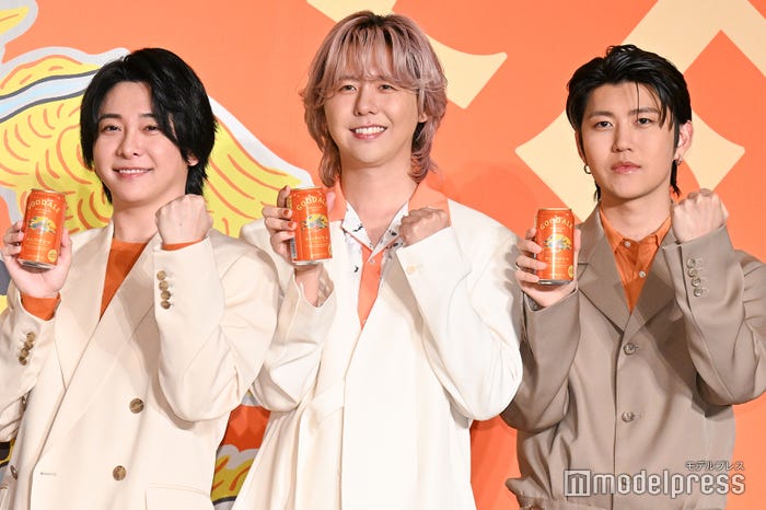(左から)大森元貴、藤澤涼架、若井滉斗(C)モデルプレス