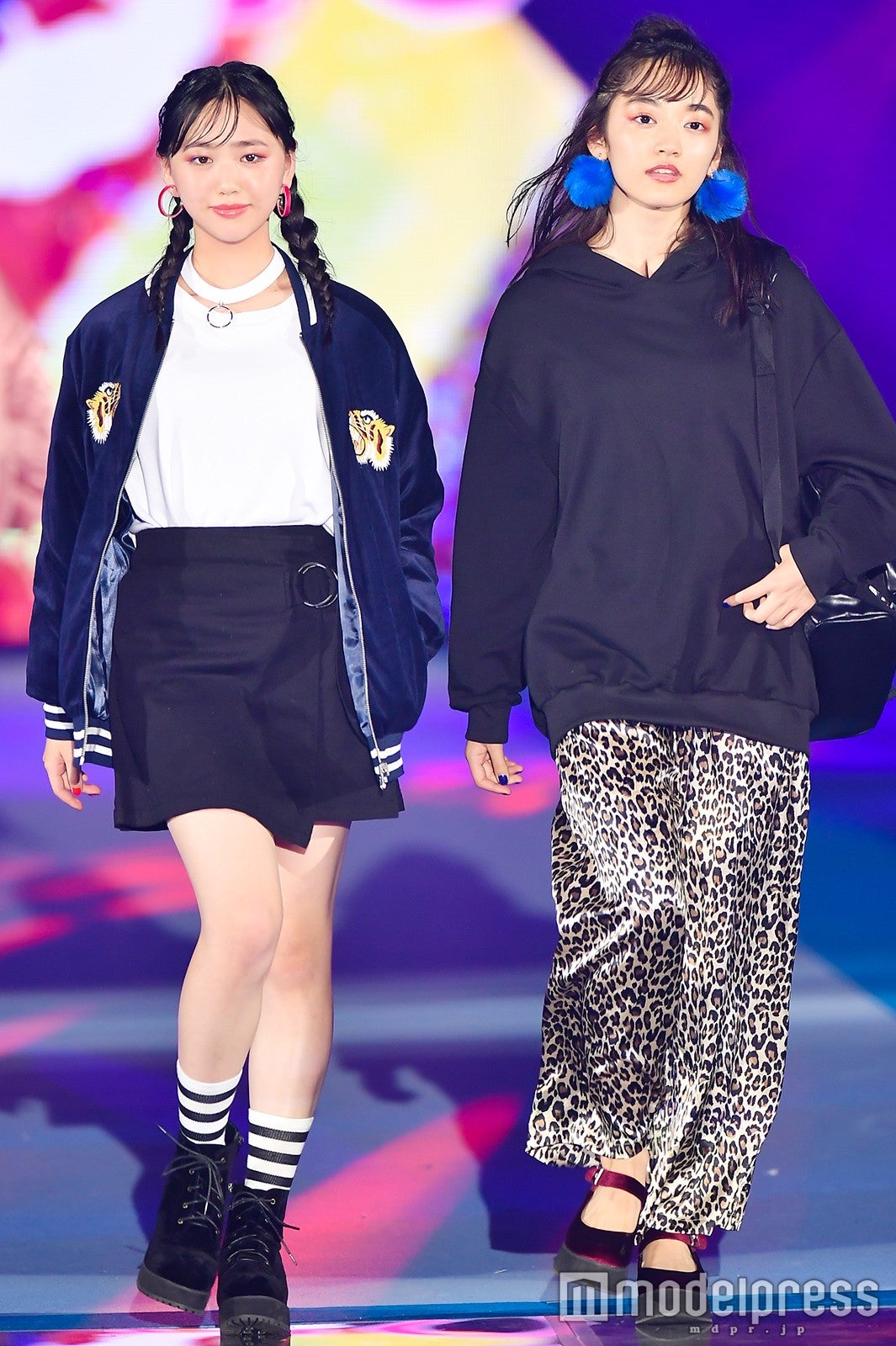 末永真唯、下村実生（C）モデルプレス