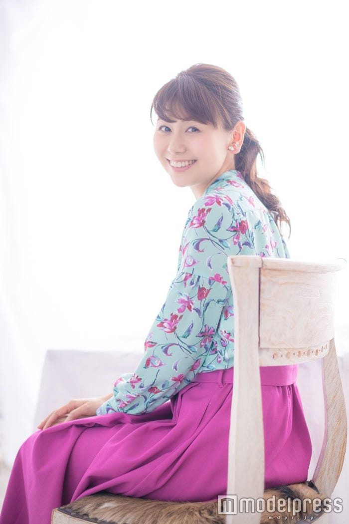 山中章子アナウンサー(C)モデルプレス