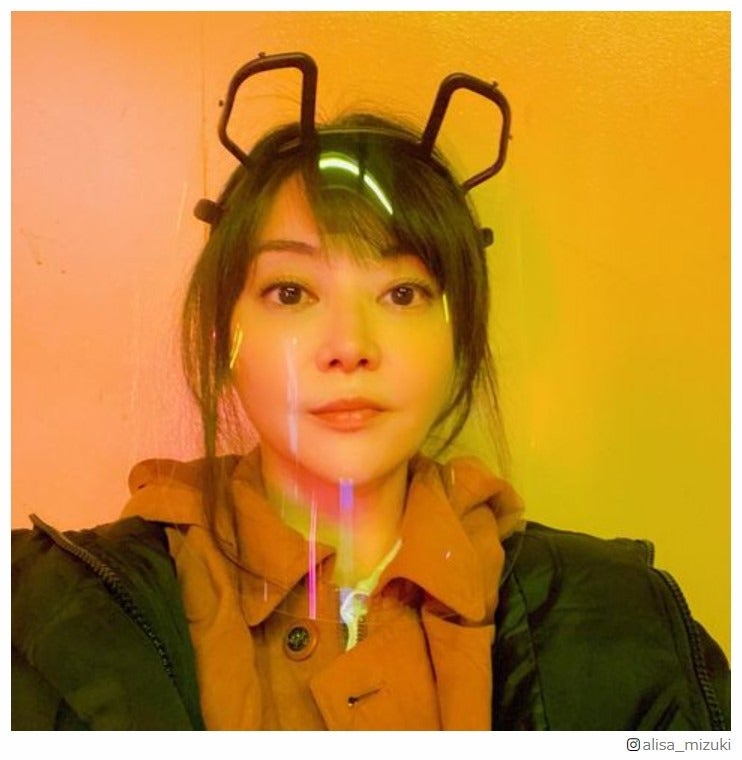 観月ありさ、猫耳フェイスシールド姿に「可愛い」の声