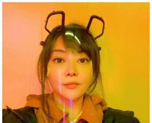 観月ありさ、猫耳フェイスシールド姿に「可愛い」の声