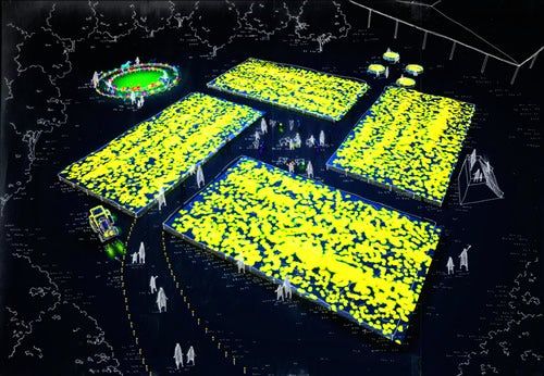 インスタレーションイメージ／画像提供：成田ゆめ牧場