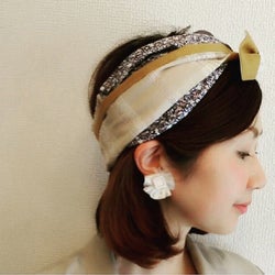 手抜きヘアが簡単に垢抜ける♡春におすすめのおしゃれターバン