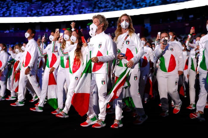 「イタリア」入場行進/Photo by Getty Images