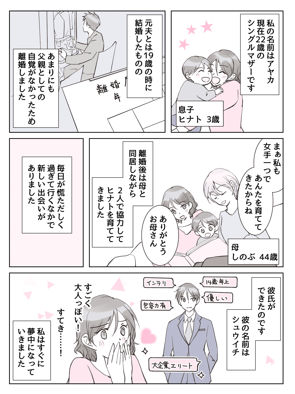 バツイチ同士の再婚 前妻の子と会う予定を嬉しそうに話す彼 なぜモヤモヤするの 第1話まんが モデルプレス