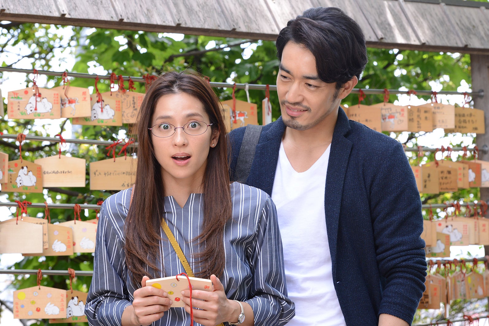 中村アン、大谷亮平／「ラブリラン」第9話より（C）読売テレビ