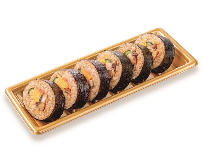 2種のうなぎ巻寿司(税込1,280円)/提供画像