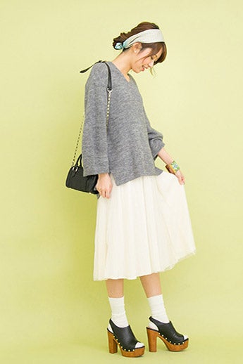 【WH】リバーシブルヒザタケスカート「URBAN RESEARCH」4,762円（税込）／画像提供：【楽天市場】URBAN RESEARCH ware house