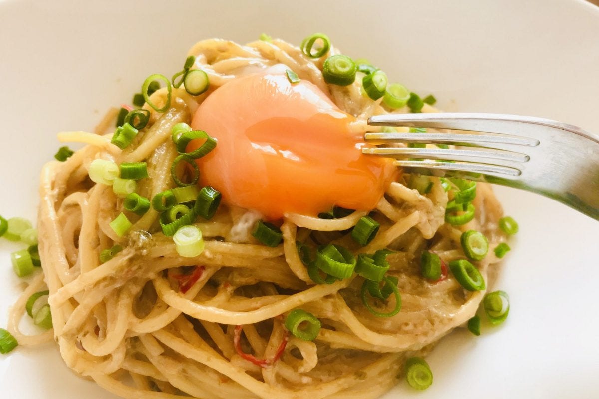 ごはんですよ！カルボナーラ