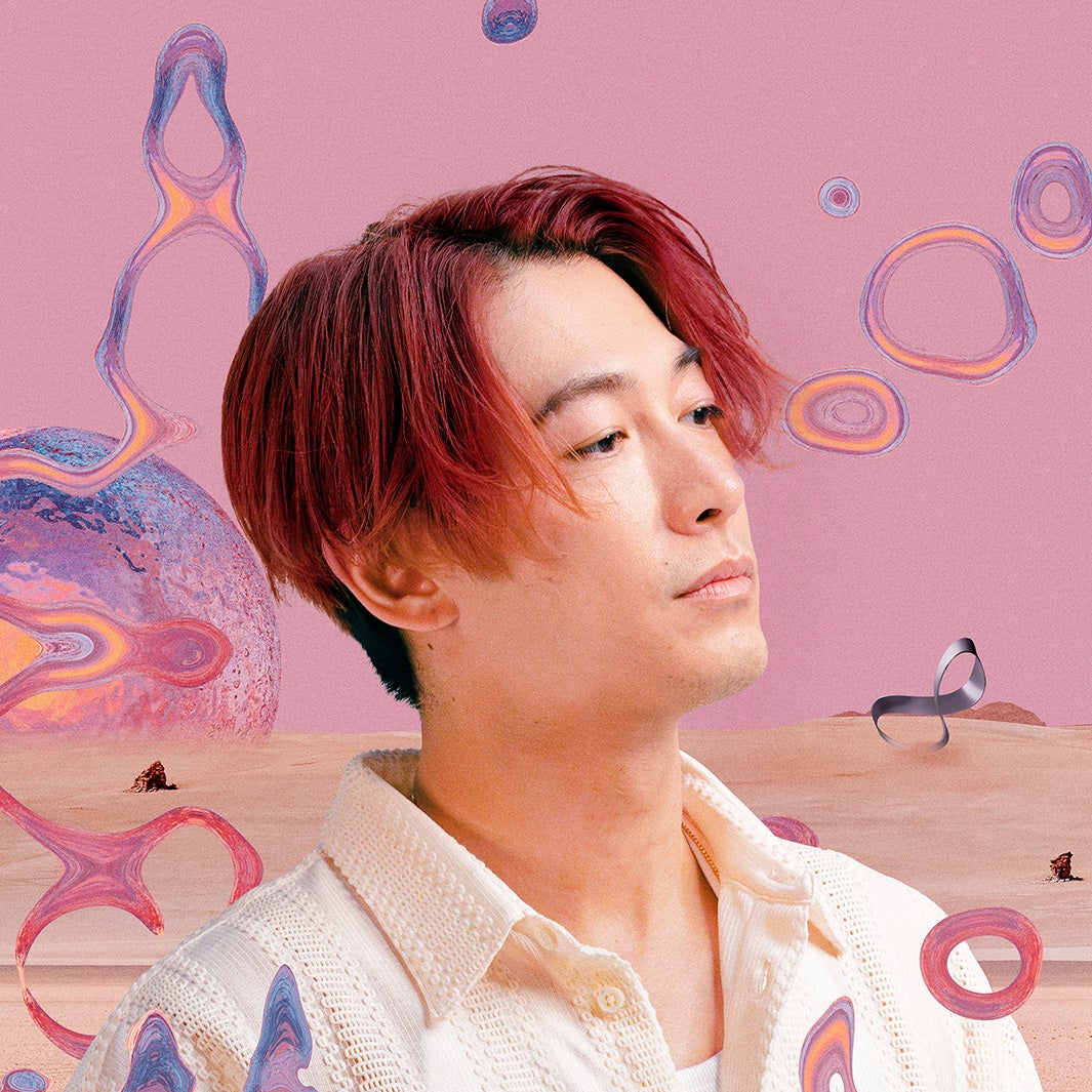 DEAN FUJIOKA、赤髪姿の初ベストアルバム「Stars of the Lid