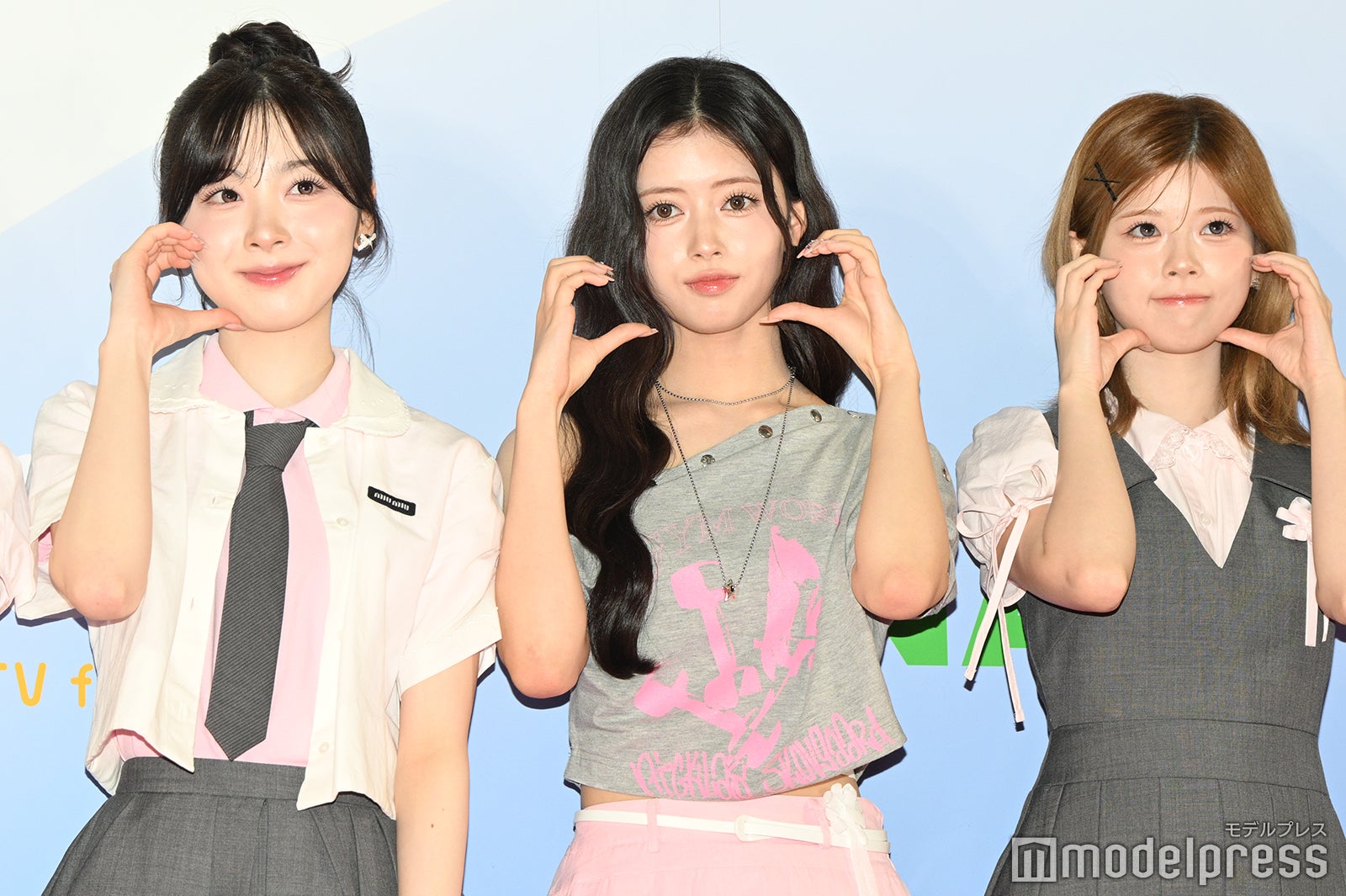 ミイヒ、リマ、リク（C）モデルプレス