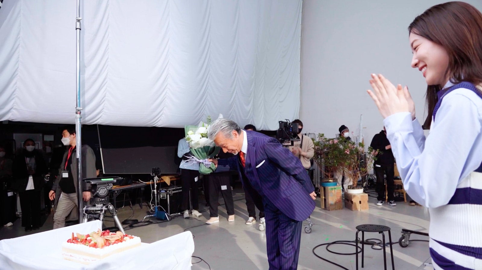 高田純次、永野芽郁（提供写真）