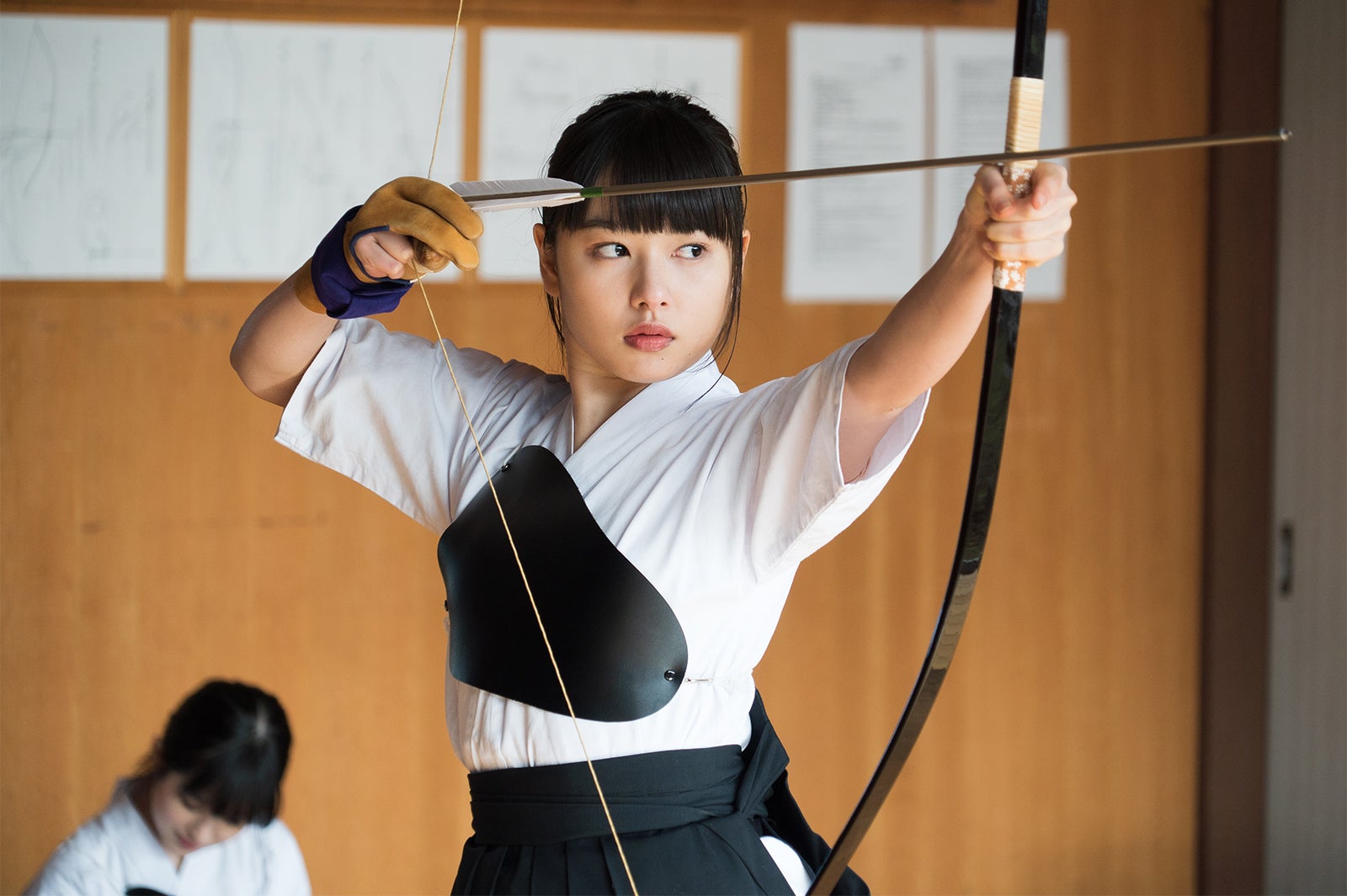 桜井日奈子／「僕の初恋をキミに捧ぐ」第1話より（C）テレビ朝日