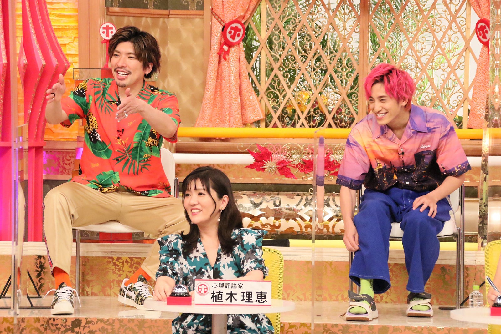 （左から）りんたろー。、植木理恵、兼近大樹 （C）フジテレビ