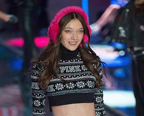 VSファッションショー出演の日本人クォーターモデル、引き締まった美くびれと愛らしいルックスのギャップがスゴイ