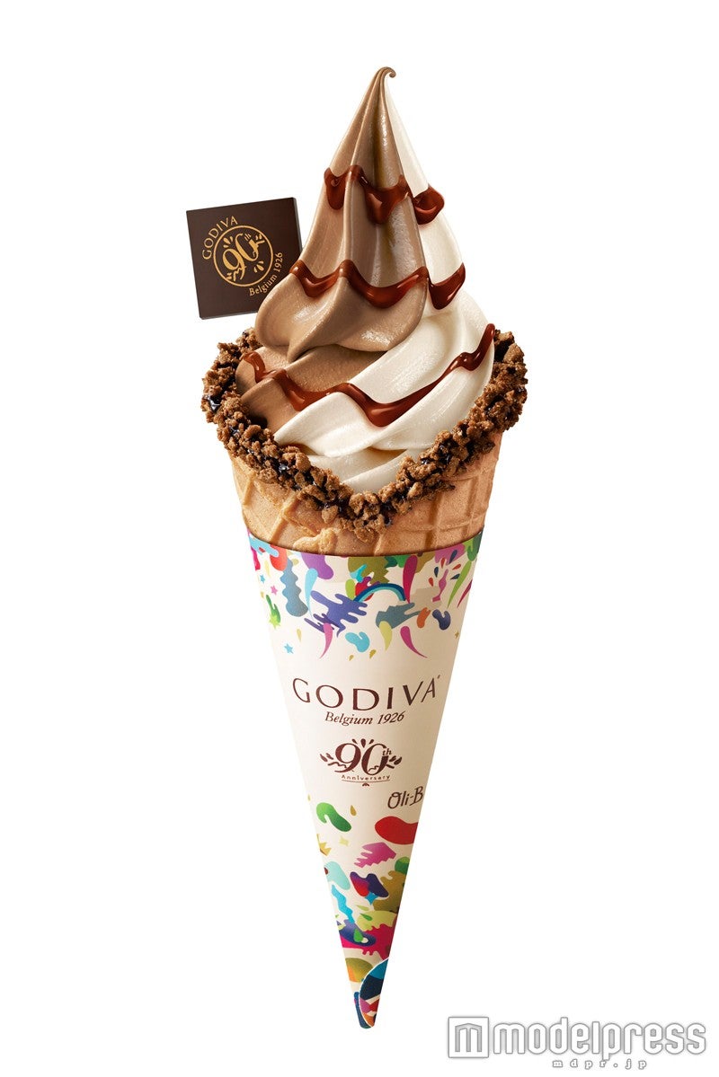 ゴディバ ソフトクリーム ミックスチョコレート キャラメル￥510（税込み）