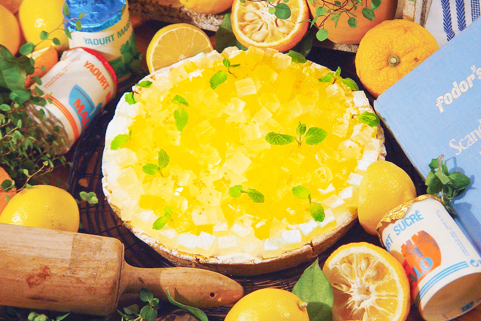 ゆずとヨーグルトのタルト