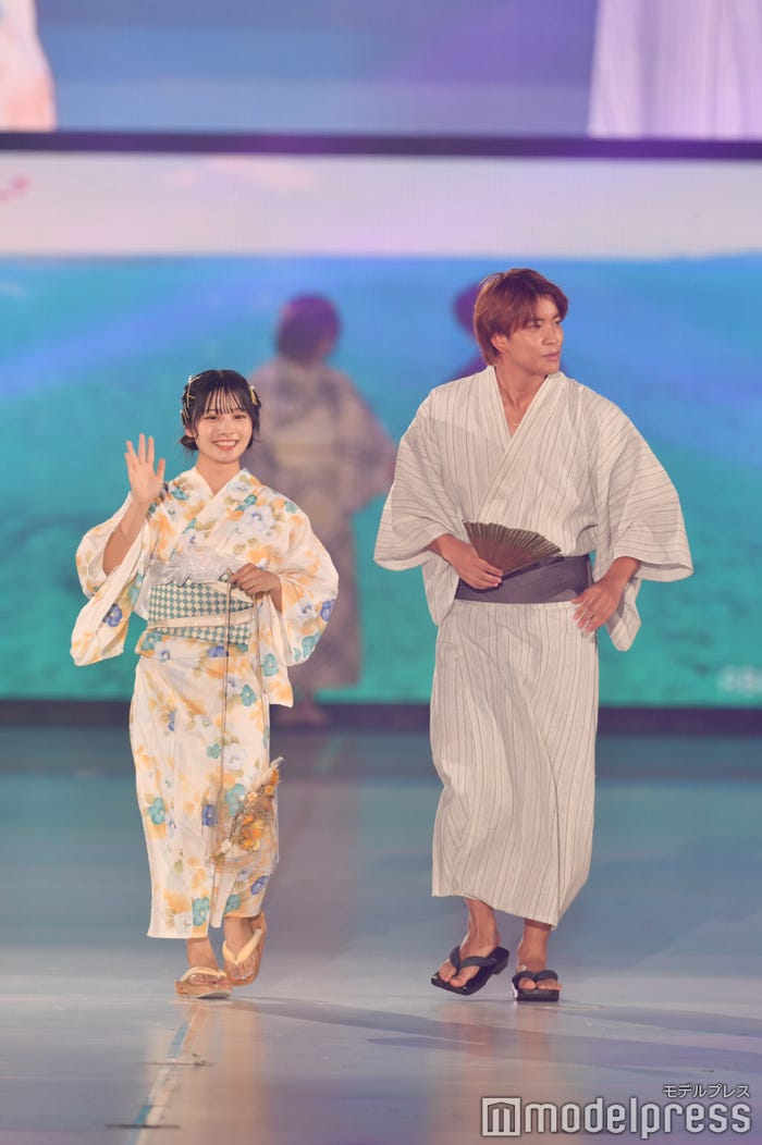 実熊瑠琉、白間太陽(C)モデルプレス