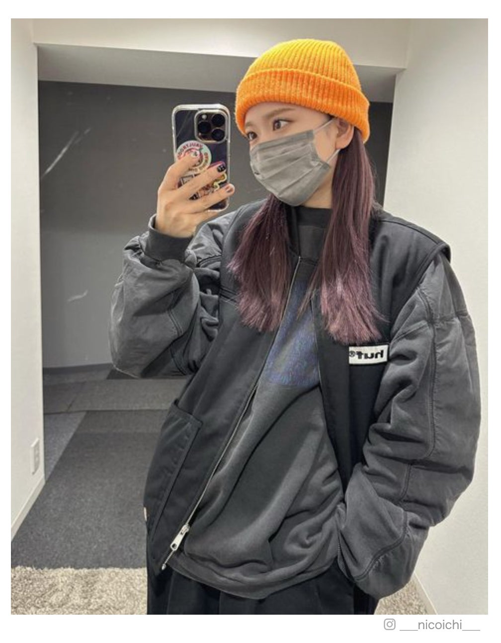 平成フラミンゴNICO、紫ヘアにイメチェン「世界一似合う」「真似したい」と反響