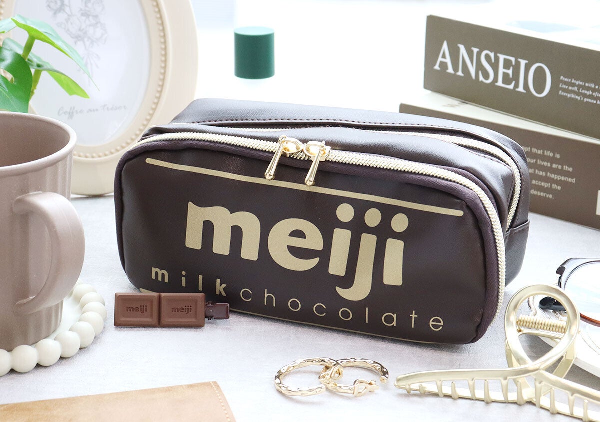 話題の付録は見かけたら即確保して！可愛くて実用的♡有名チョコそっくりな2層ポーチ＆クリップ