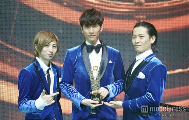 w-inds.“アジアで最も影響力のあるアーティスト”の栄冠を手に