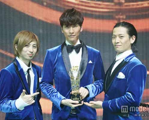 w-inds.“アジアで最も影響力のあるアーティスト”の栄冠を手に