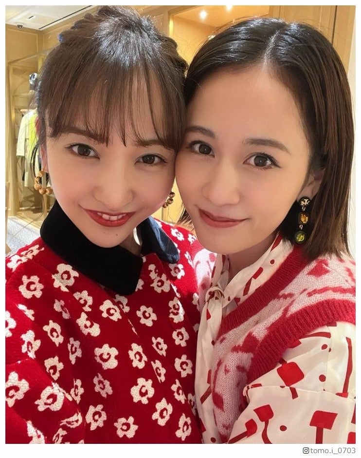 板野友美、前田敦子との密着2ショットに反響「大好きな2人」「あつとも最高」“匂わせ”にも注目集まる