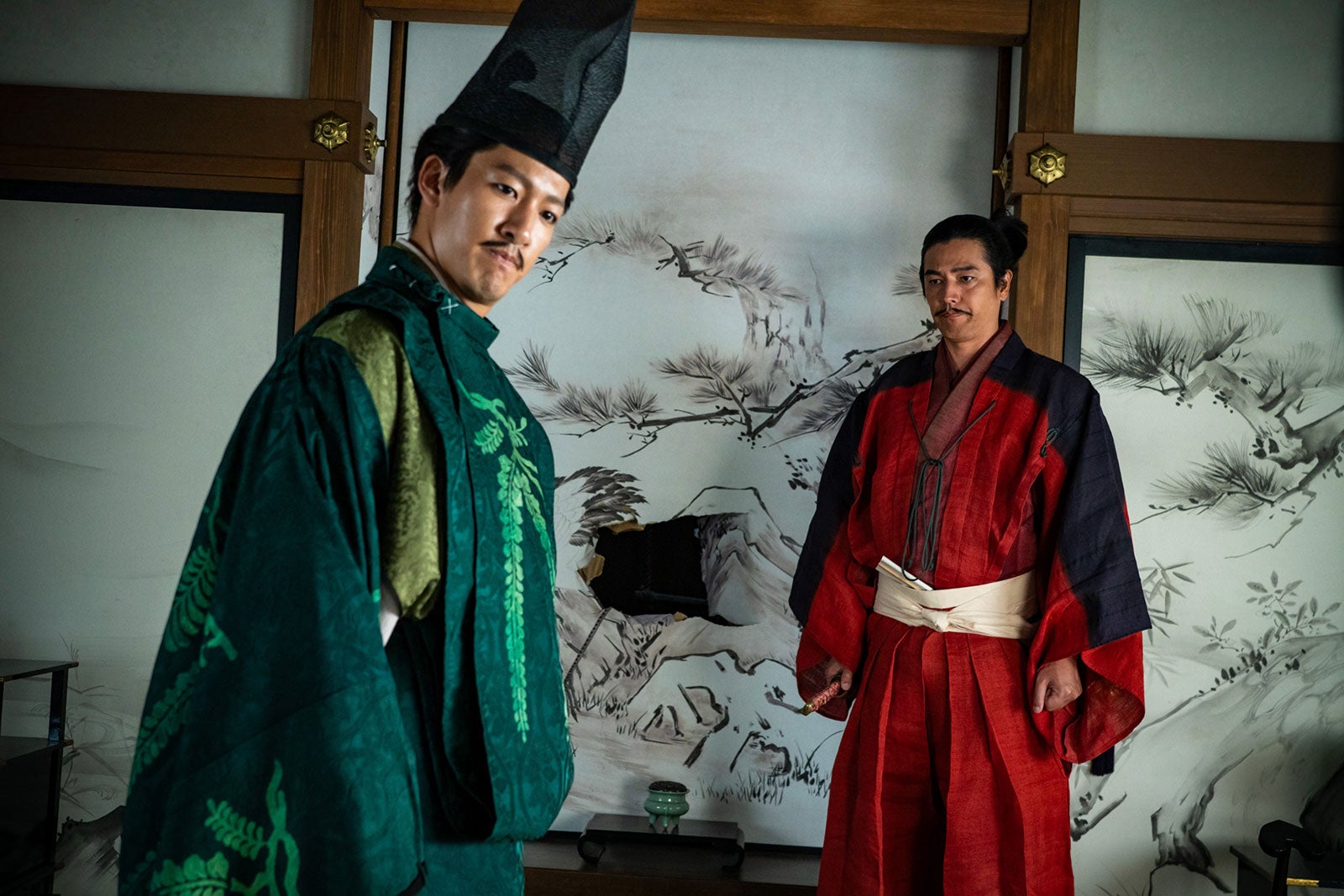 尾上右近、要潤「豊臣兄弟！」第12話（C）NHK