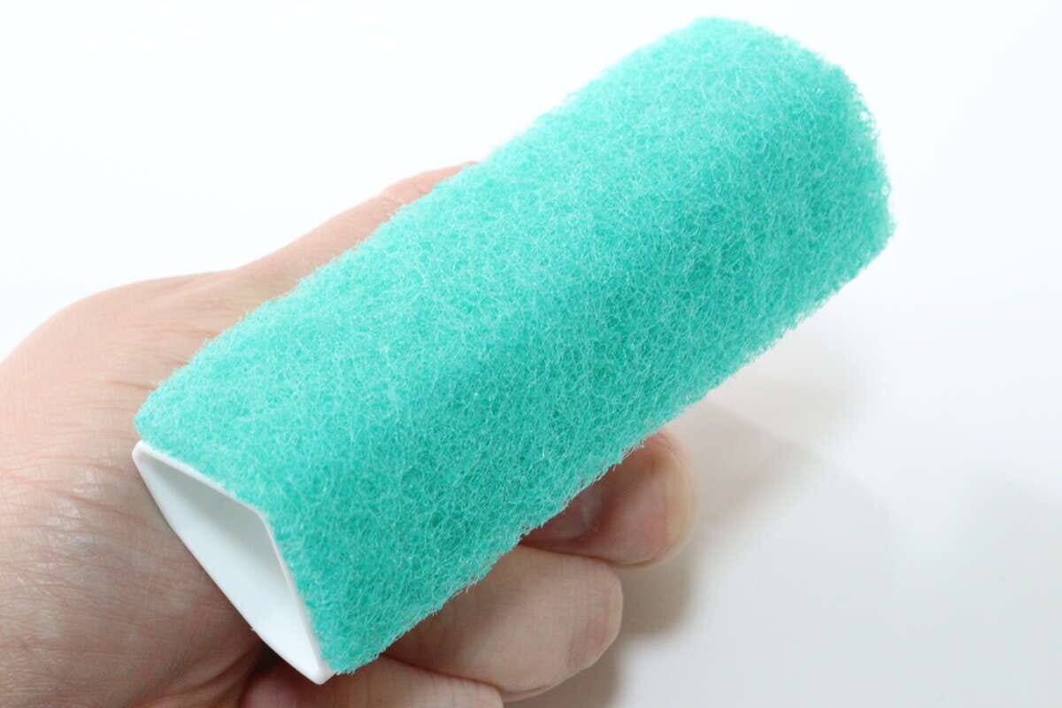 角の極み　浴室ブラシ　ガラスビーズ入　持ち手