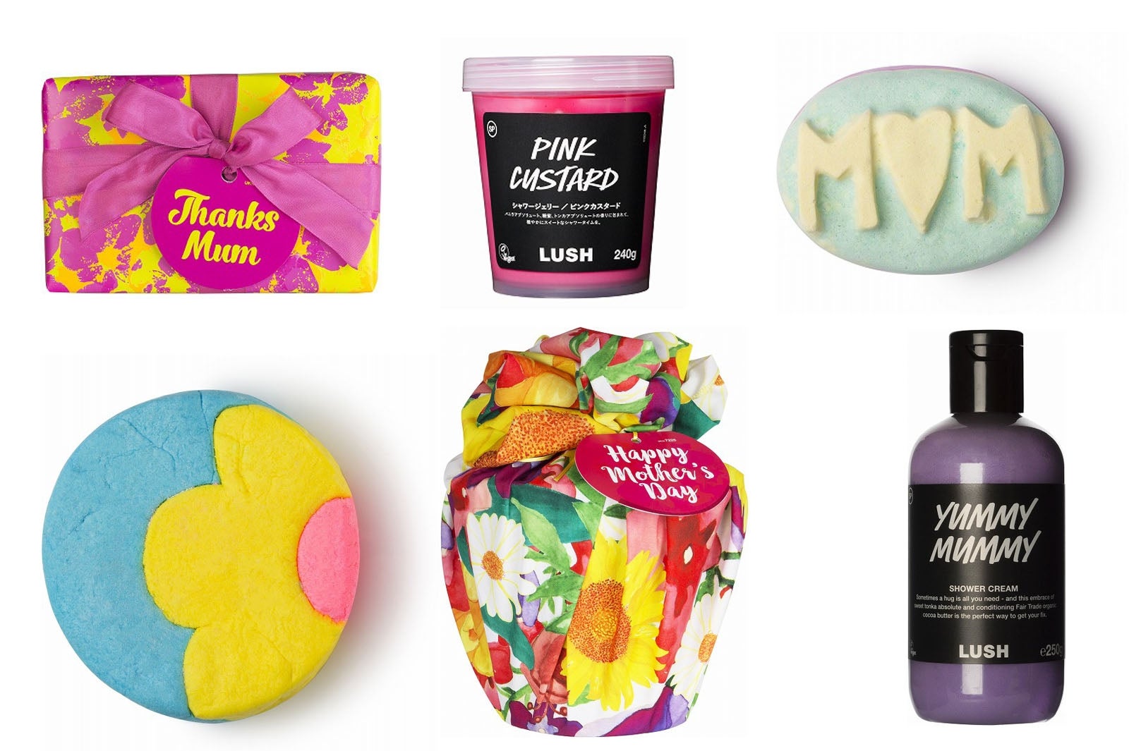 【LUSH】「マザーズデイ コレクション」一例／画像提供：株式会社ラッシュジャパン