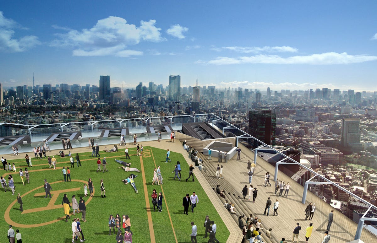 「渋谷スクランブルスクエア」11月に第I期先行開業、富士山望む屋上展望空間や大型商業施設