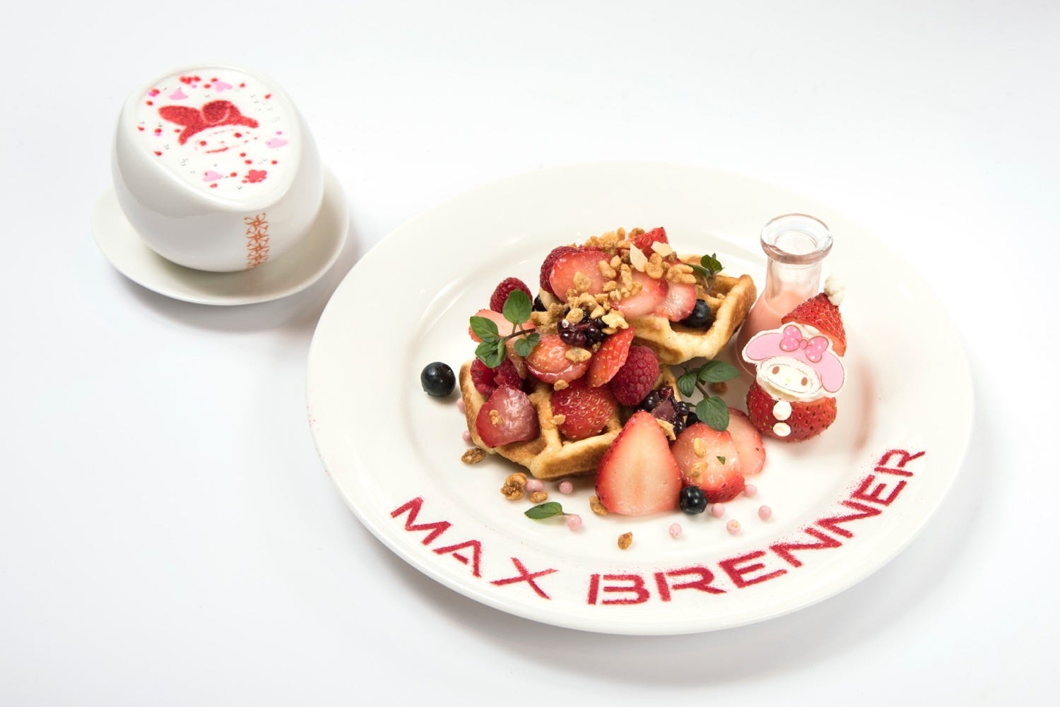 マックスブレナー×マイメロディ、甘くて可愛いクリスマス限定チョコメニュー登場