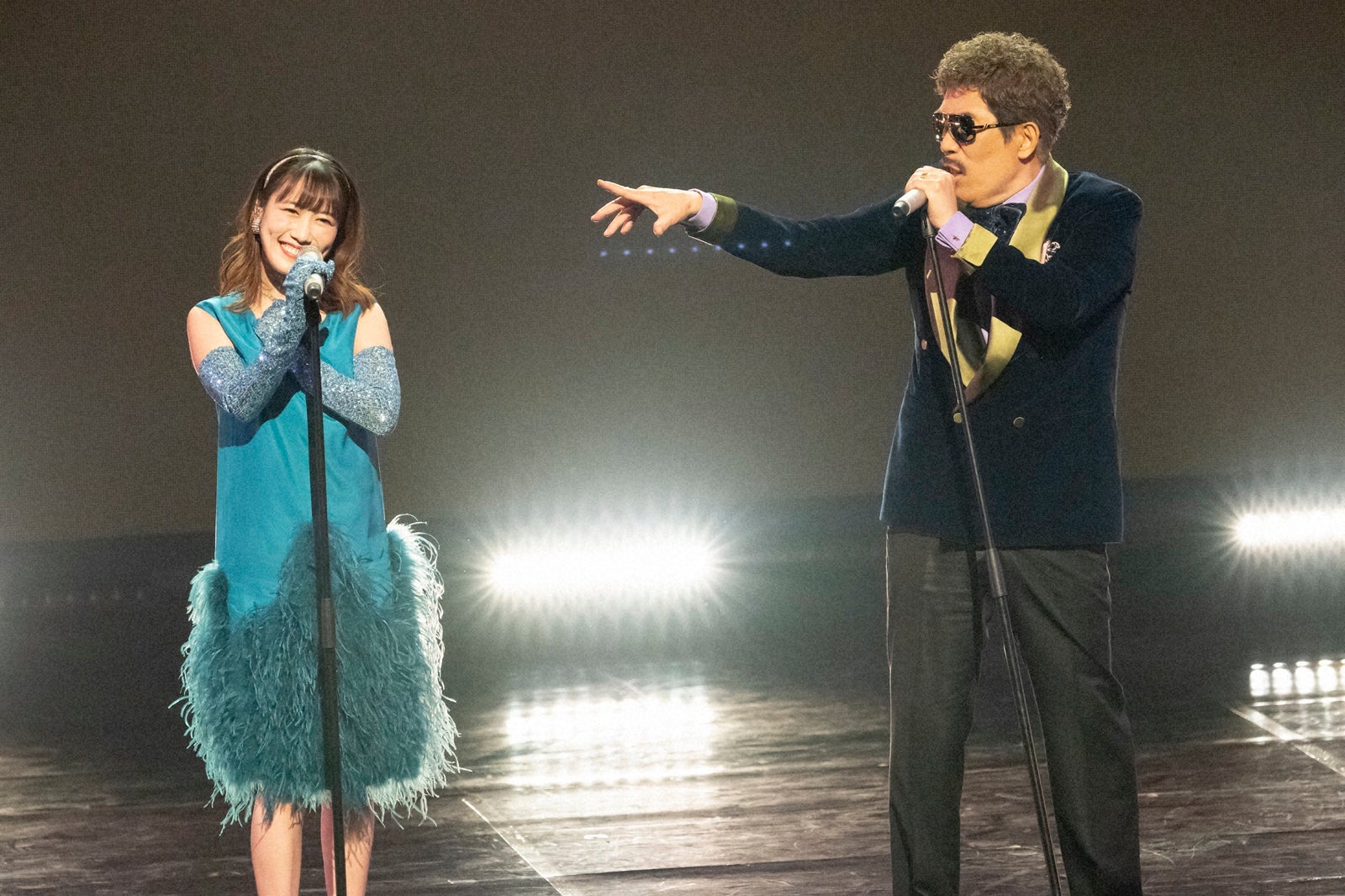 高城れに、鈴木雅之（C）NHK