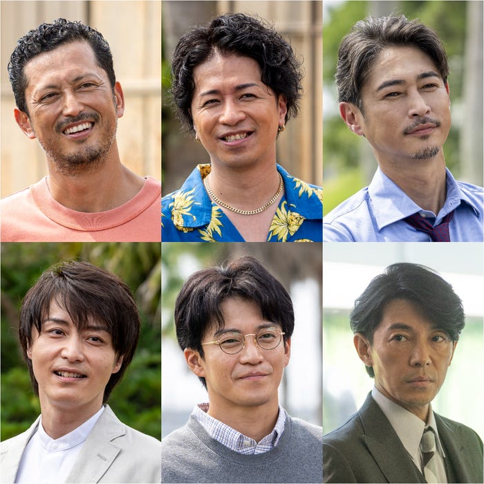 (上段左から)池内博之、山崎裕太、窪塚洋介(下段左から)徳山秀典、小栗旬、藤木直人(C)カンテレ